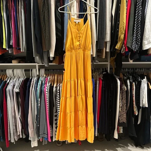 dolan | Dresses | Dolan Yellow Maxi Dress | Poshmark